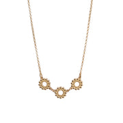 Kalevala Circle of Light Bronze Three-Part Pendant Necklace