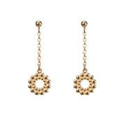 Kalevala Circle of Light Bronze Drop Earrings