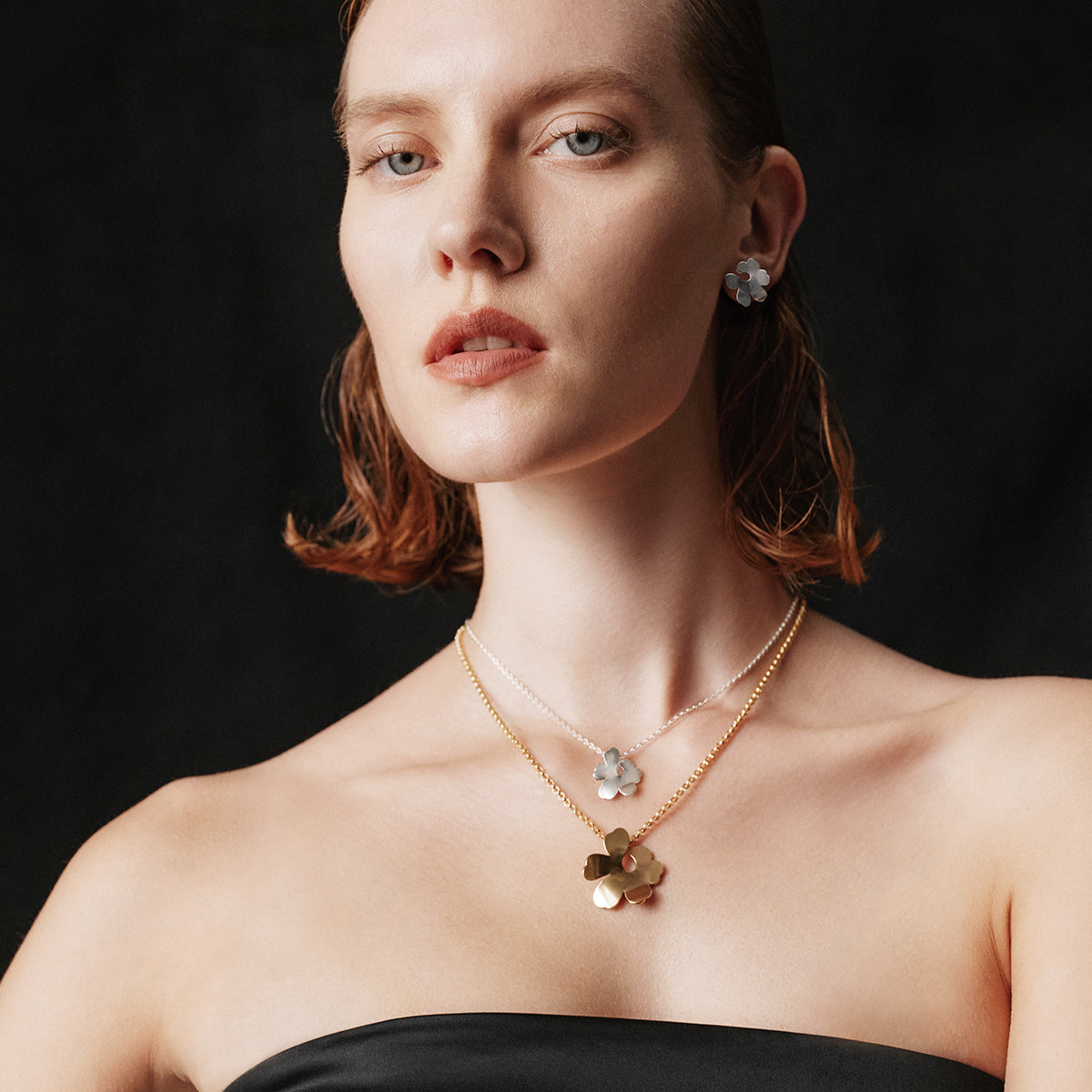 Kalevala x Marimekko Unikko Small Silver Pendant - Anniversary Edition