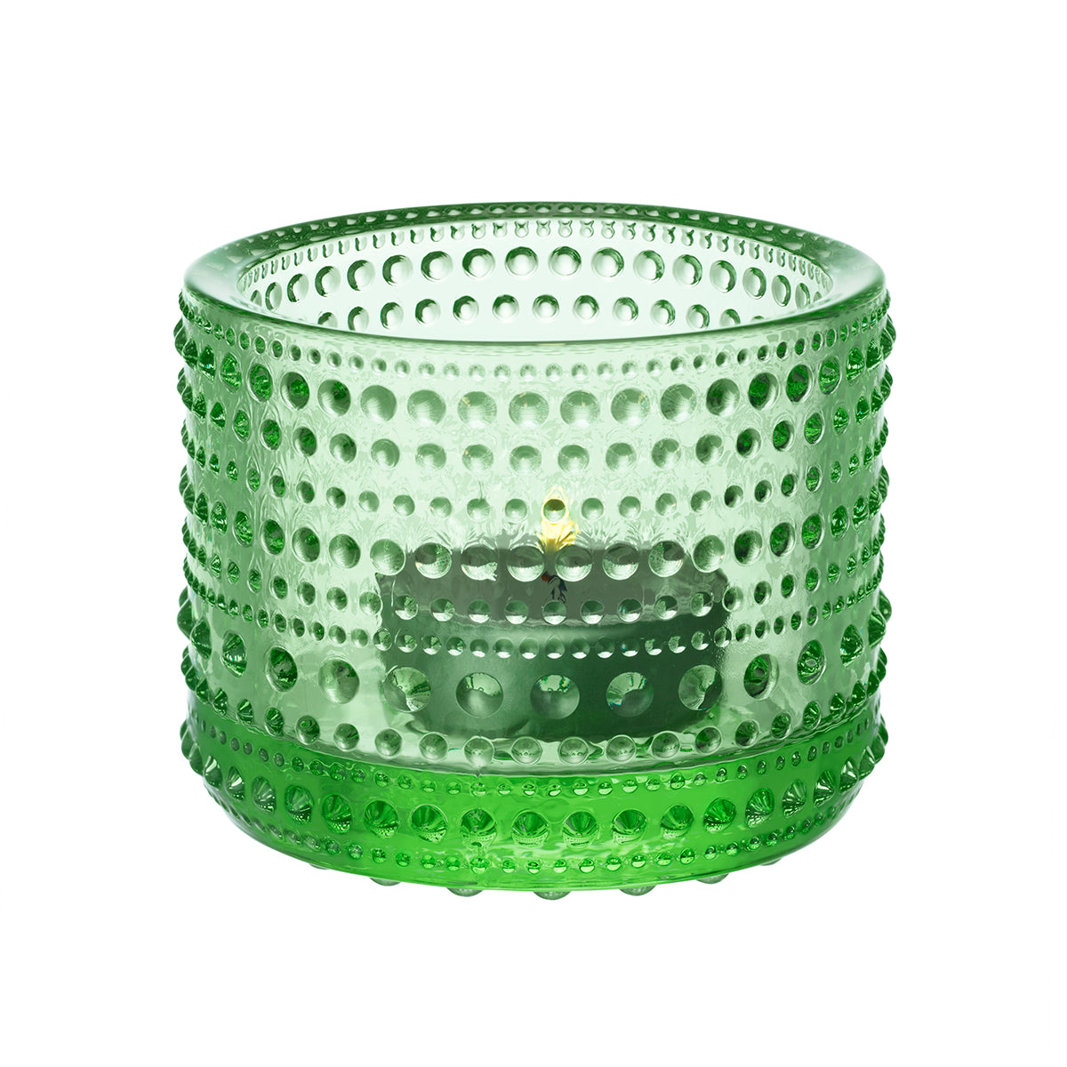 iittala Kastehelmi Apple Green Candle Holder