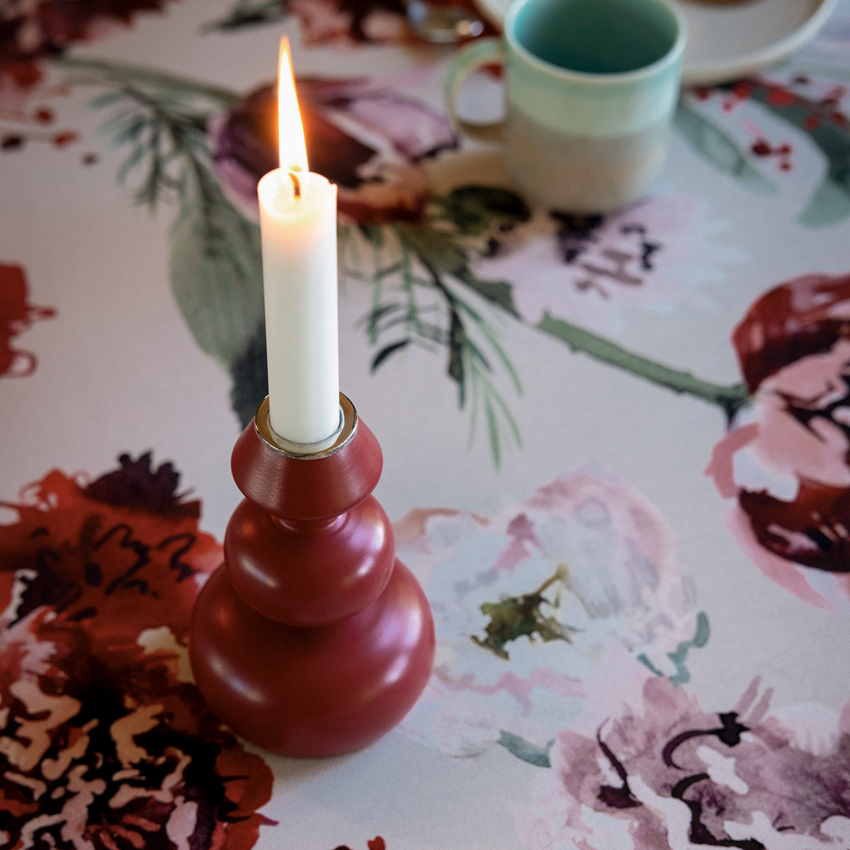 Pentik Kimara Red / Green / Multi Coated Table Runner