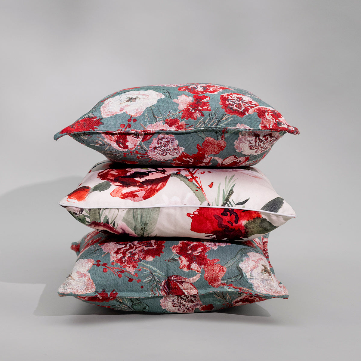 Pentik Kimara Red / Green / Multi Throw Pillow