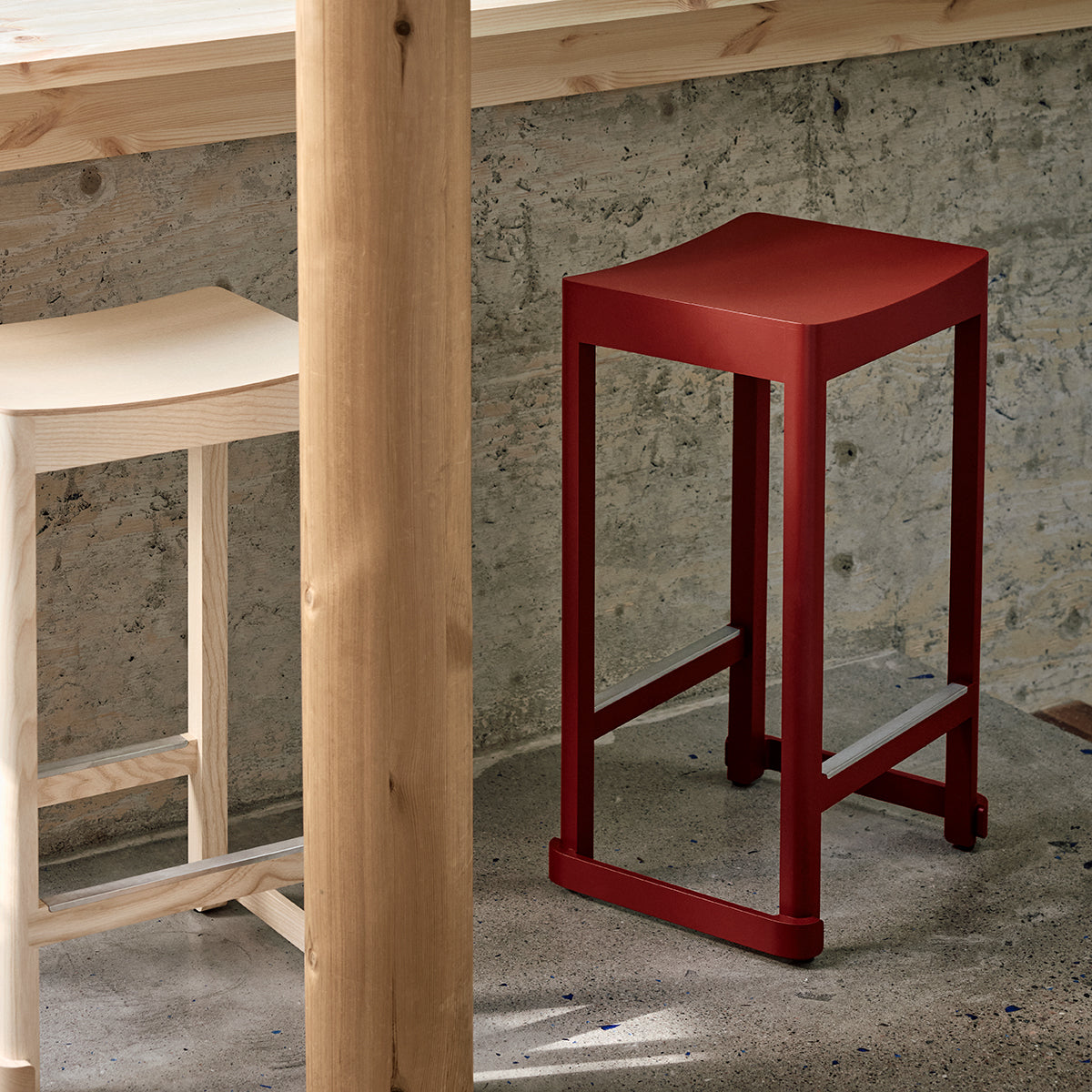 Artek Atelier Bar Stool - 25-1/2" H