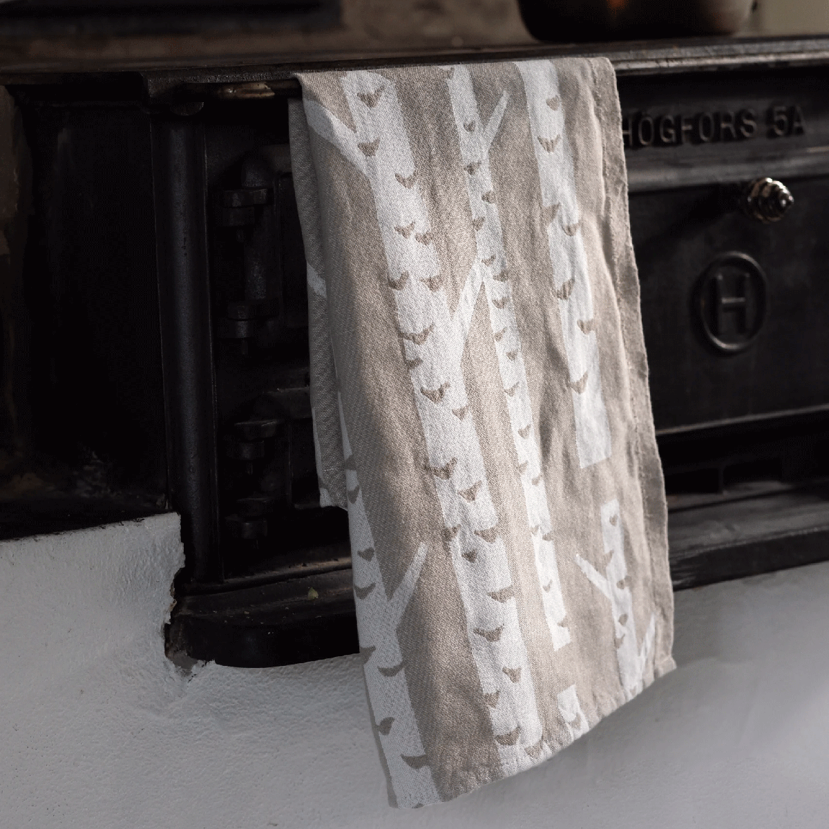 Lapuan Kankurit Koivu White / Beige Tea Towel