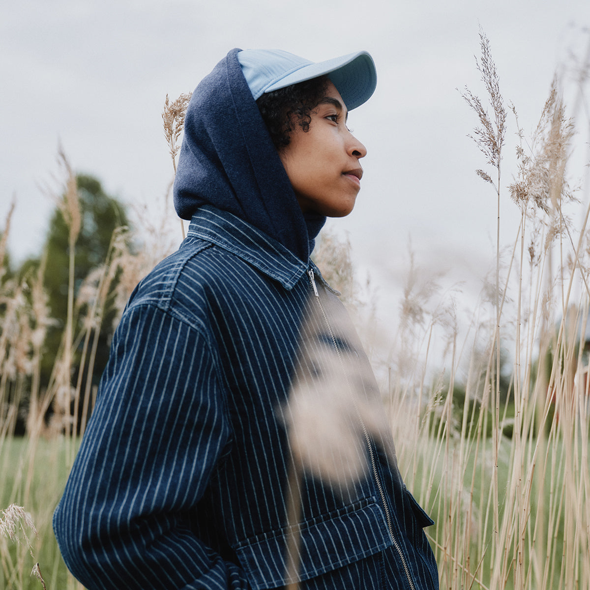 Lapuan Kankurit Hanki Dark Blue Wool Scarf