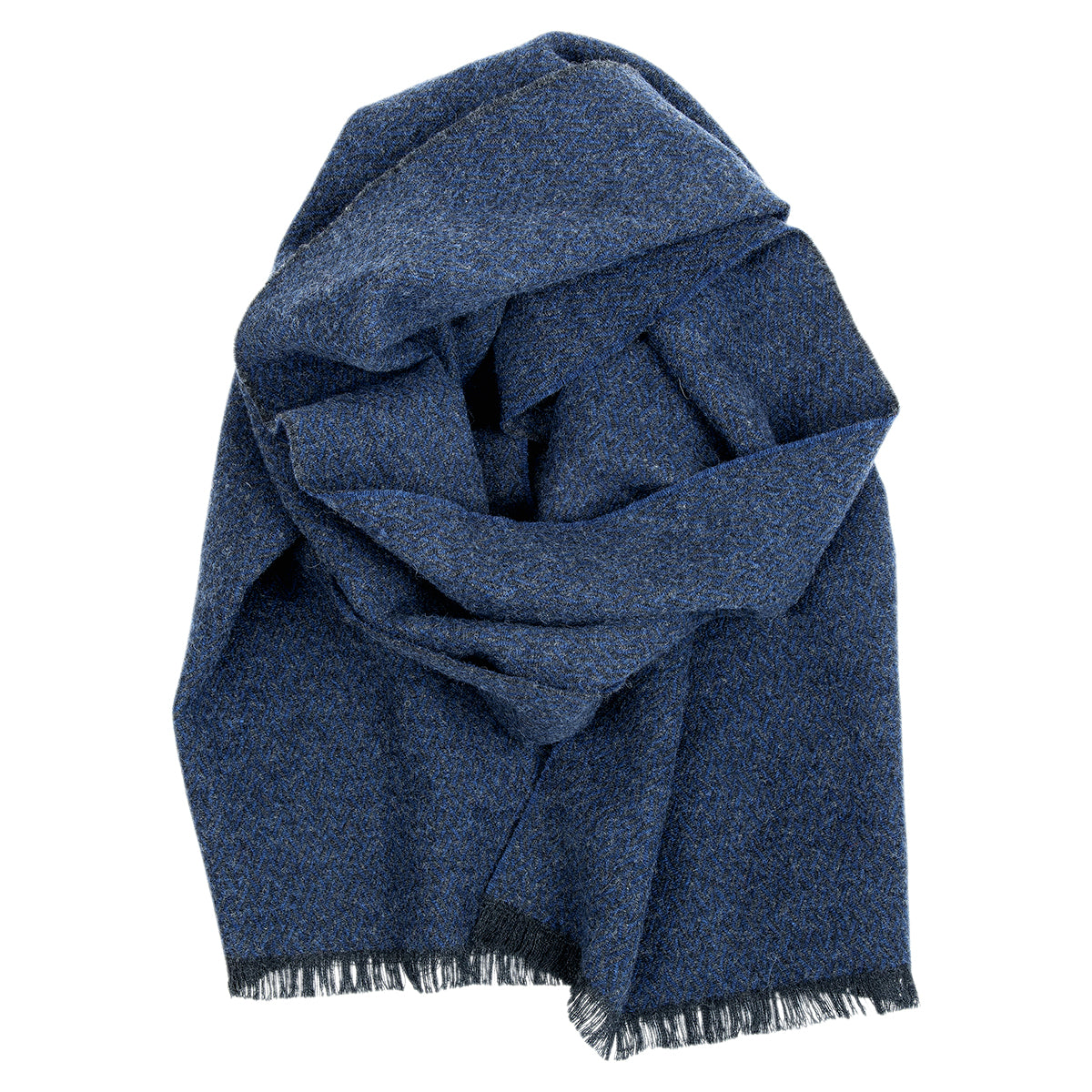 Lapuan Kankurit Hanki Dark Blue Wool Scarf
