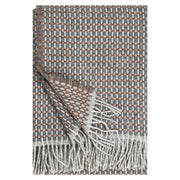Lapuan Kankurit Havas Cinnamon / gray Wool Throw Blanket