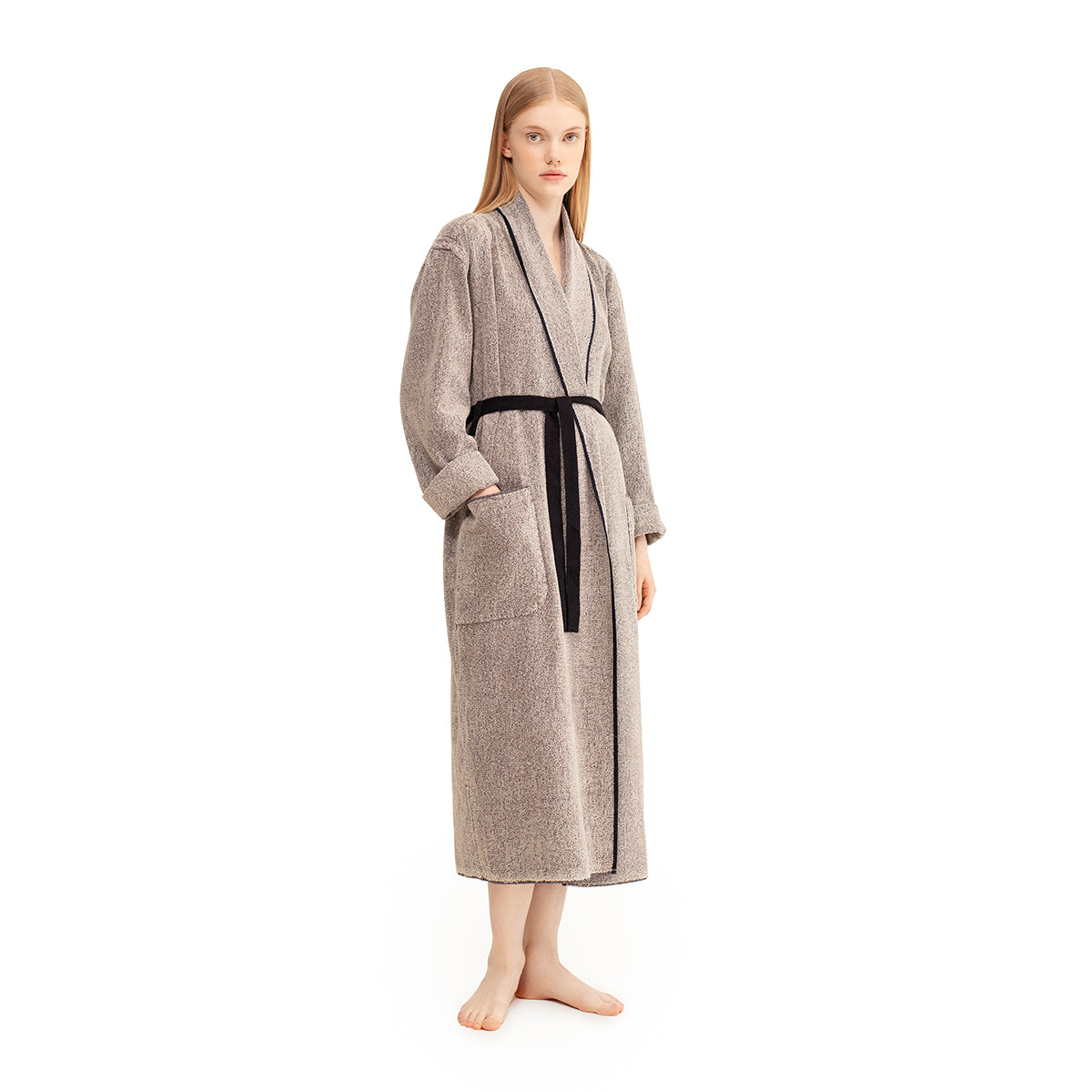 Lapuan Kankurit Kivi Black / Beige Bathrobe
