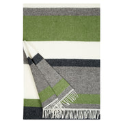 Lapuan Kankurit Lakeus Cream / Grey / Olive Wool Throw Blanket