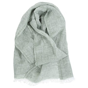 Lapuan Kankurit Lempi Melange Dark Green Linen Scarf