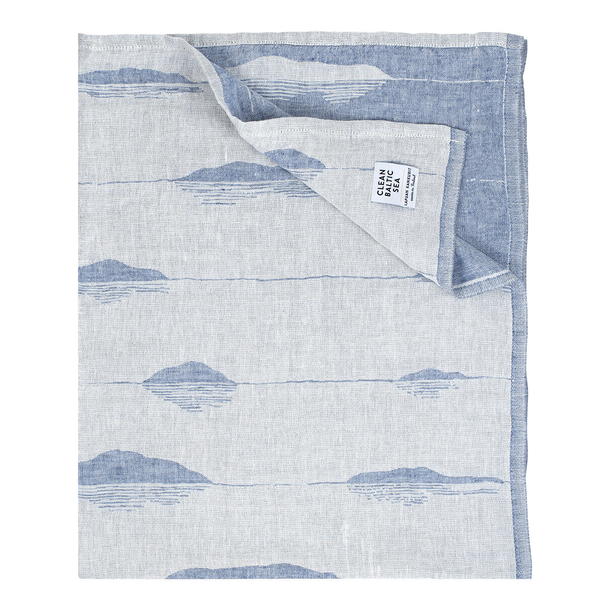 Lapuan Kankurit Merella Rainy Blue / Light Grey Sauna / Bath Towel