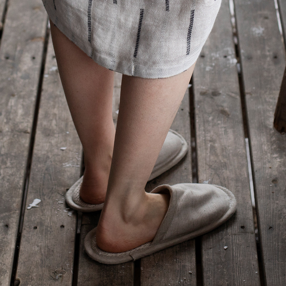 Lapuan Kankurit Onni Beige / White Slippers