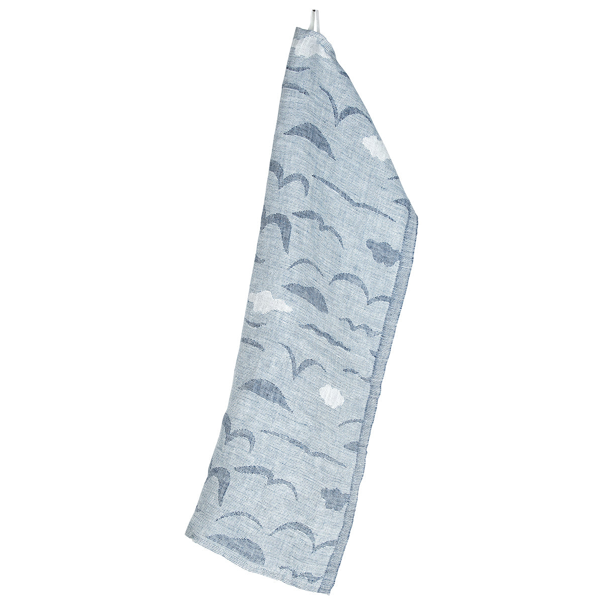 Lapuan Kankurit Rannalla Blue / White Linen Tea Towel
