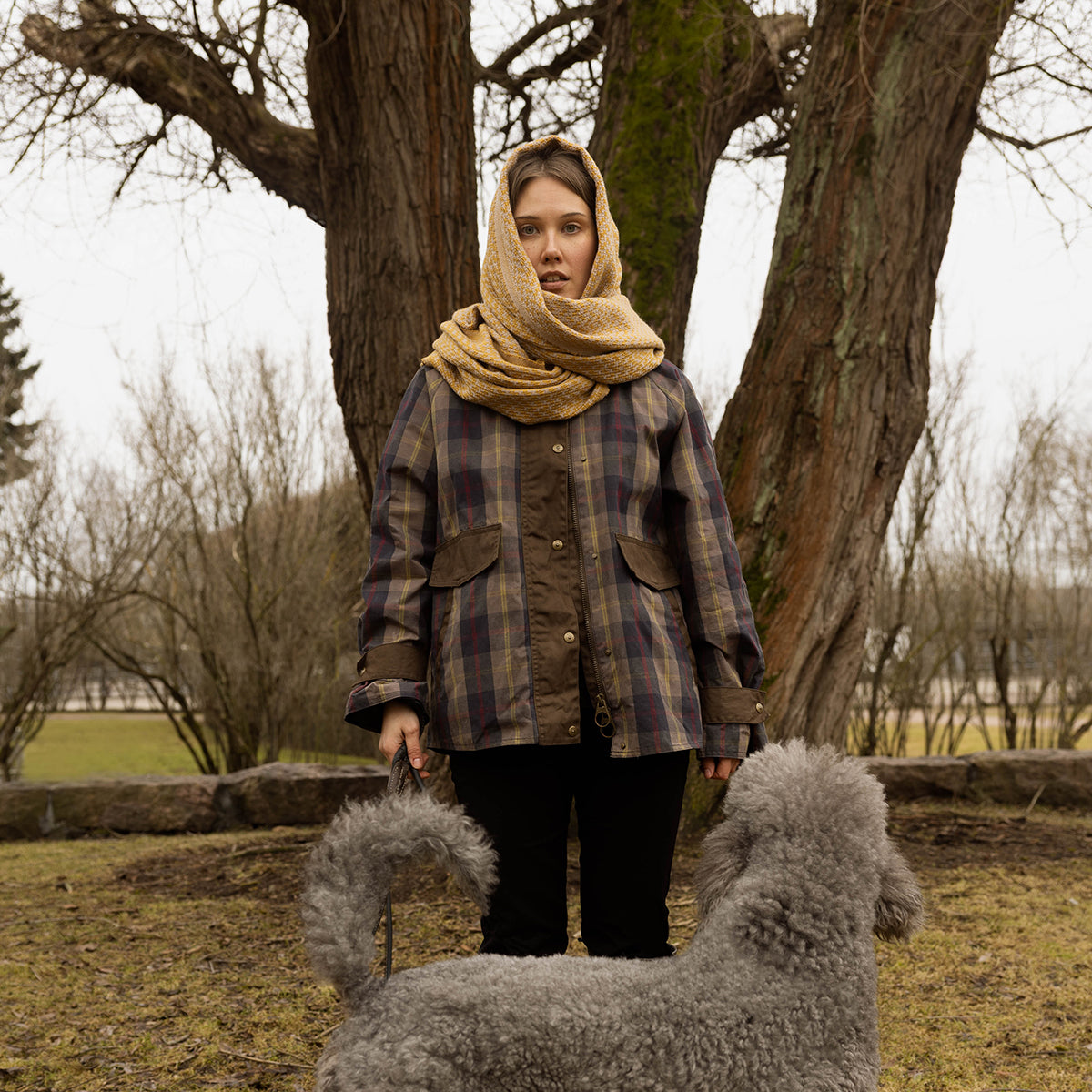 Lapuan Kankurit Salla Honey / Beige Wool Scarf