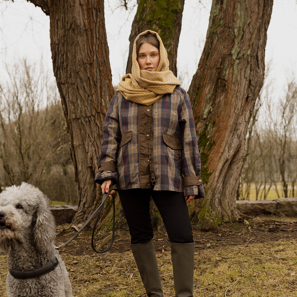 Lapuan Kankurit Salla Honey / Beige Wool Scarf