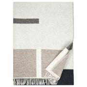 Lapuan Kankurit Suunta Cream / Brown Wool Throw Blanket