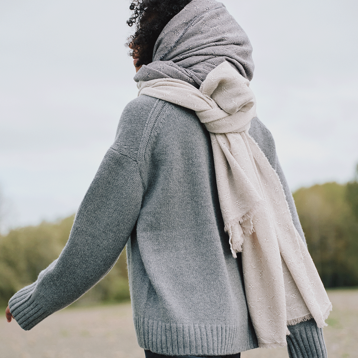 Lapuan Kankurit Tuula Beige Scarf