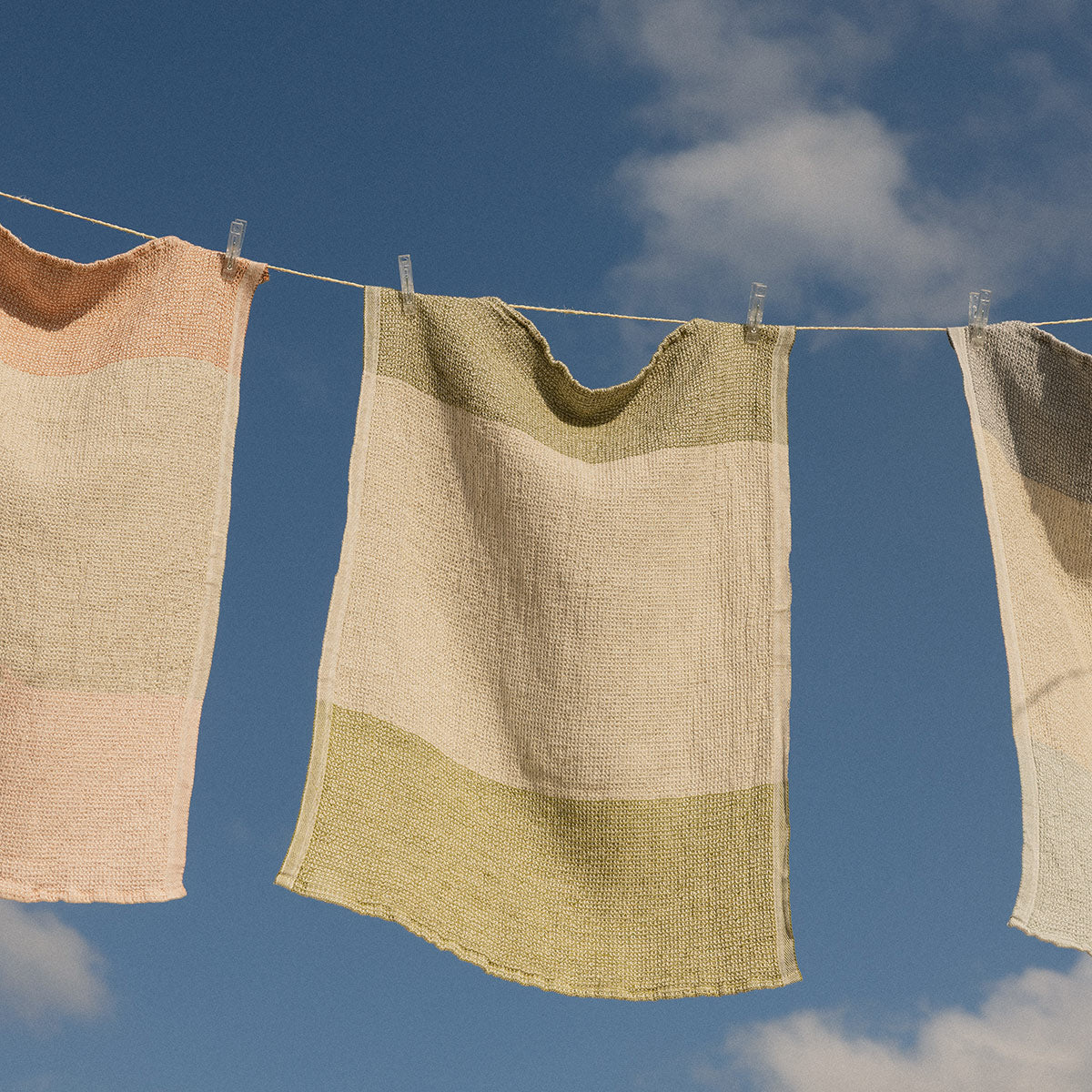 Lapuan Kankurit Terva Dark Green / Cream / Olive Hand Towel