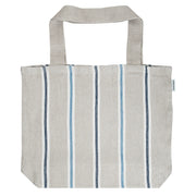 Lapuan Kankurit Tori Taupe / Dark Blue Linen Tote Bag