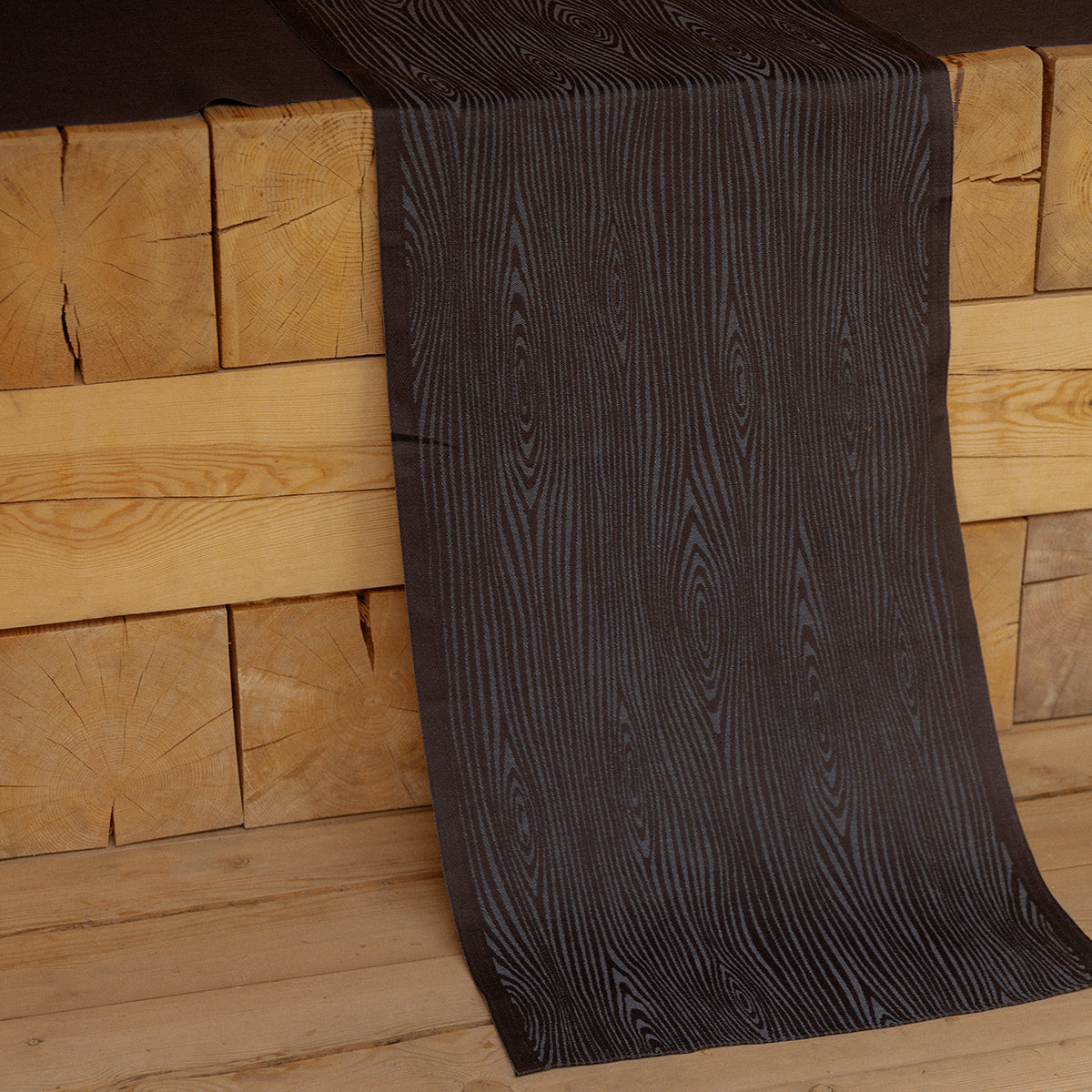 Lapuan Kankurit Viilu Black / Dark Blue Sauna Bench Cover