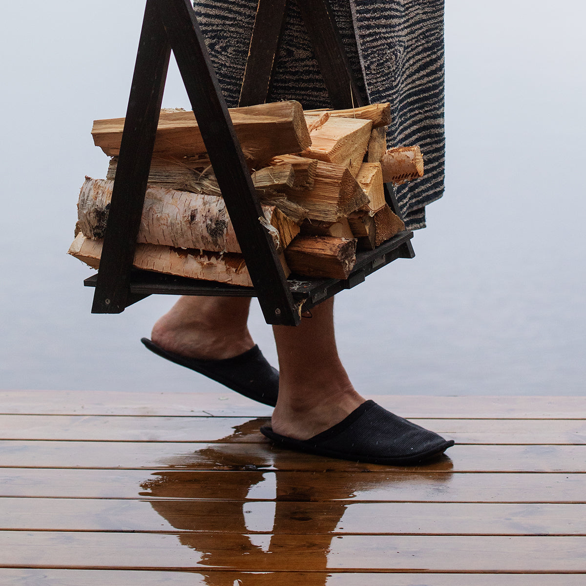 Lapuan Kankurit Onni Black / Beige Slippers