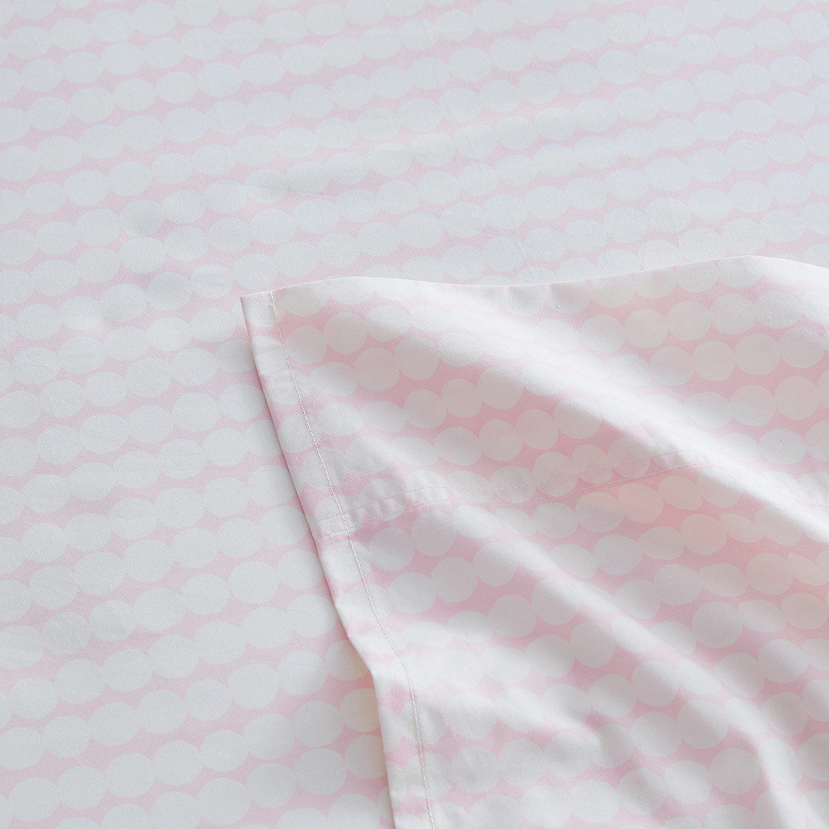 Marimekko Pikku Rasymatto Light Pink / Off White Queen Sheet Set