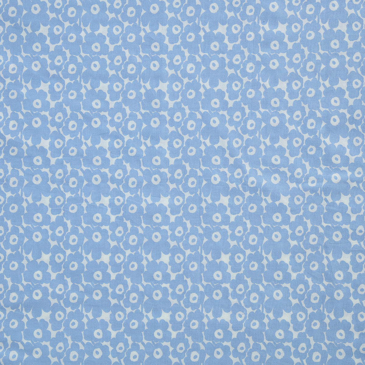 Marimekko Pikkuinen Unikko Blue / White Full Sheet Set