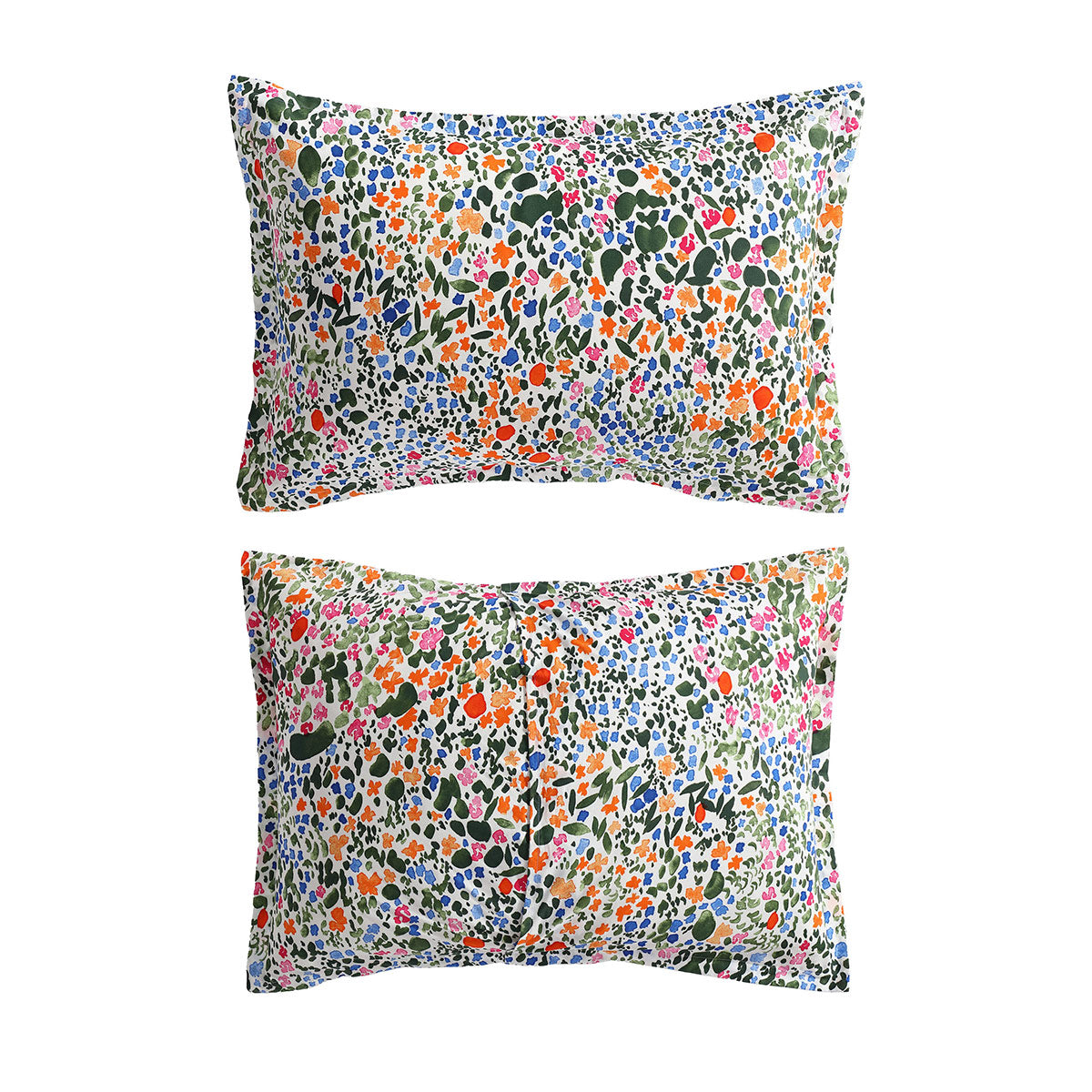 Marimekko Rantaniitty Orange / Green / Multi Duvet Cover Set - King