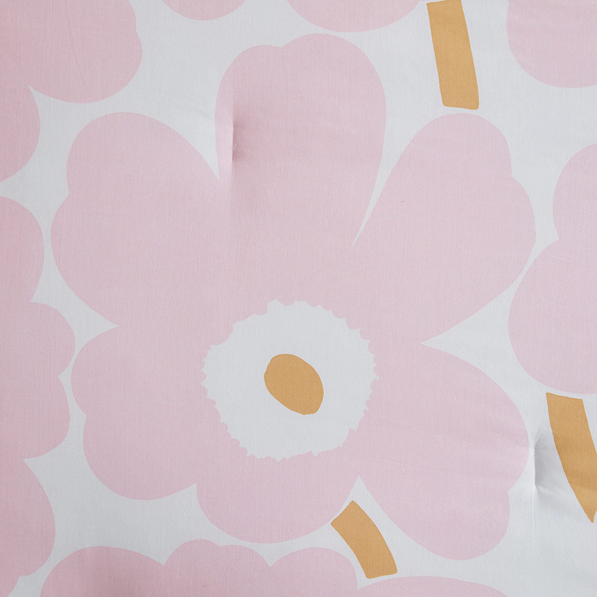 Marimekko Unikko Light Pink Duvet Cover Set - Full / Queen