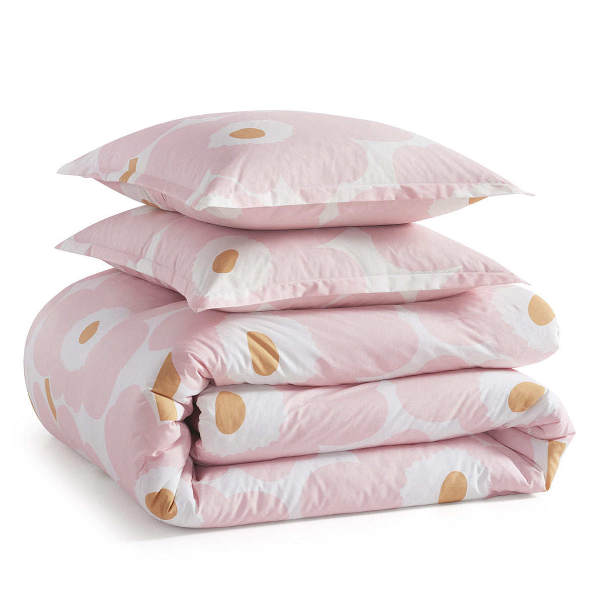 Marimekko Unikko Light Pink Duvet Cover Set - Full / Queen