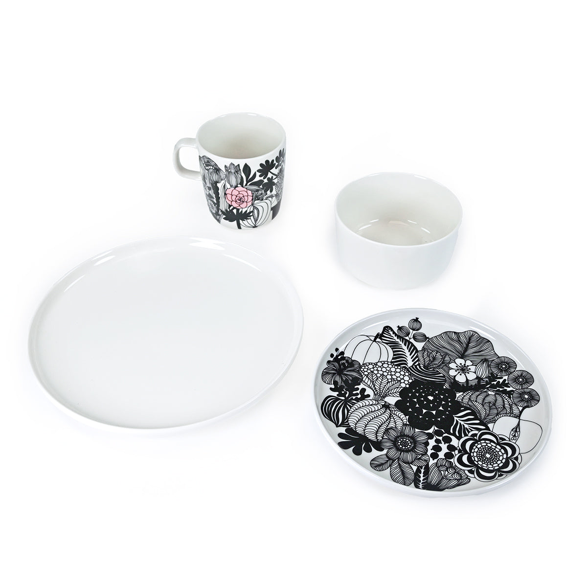 Marimekko Siirtolapuutarha / Oiva 16pc Dinnerware Set