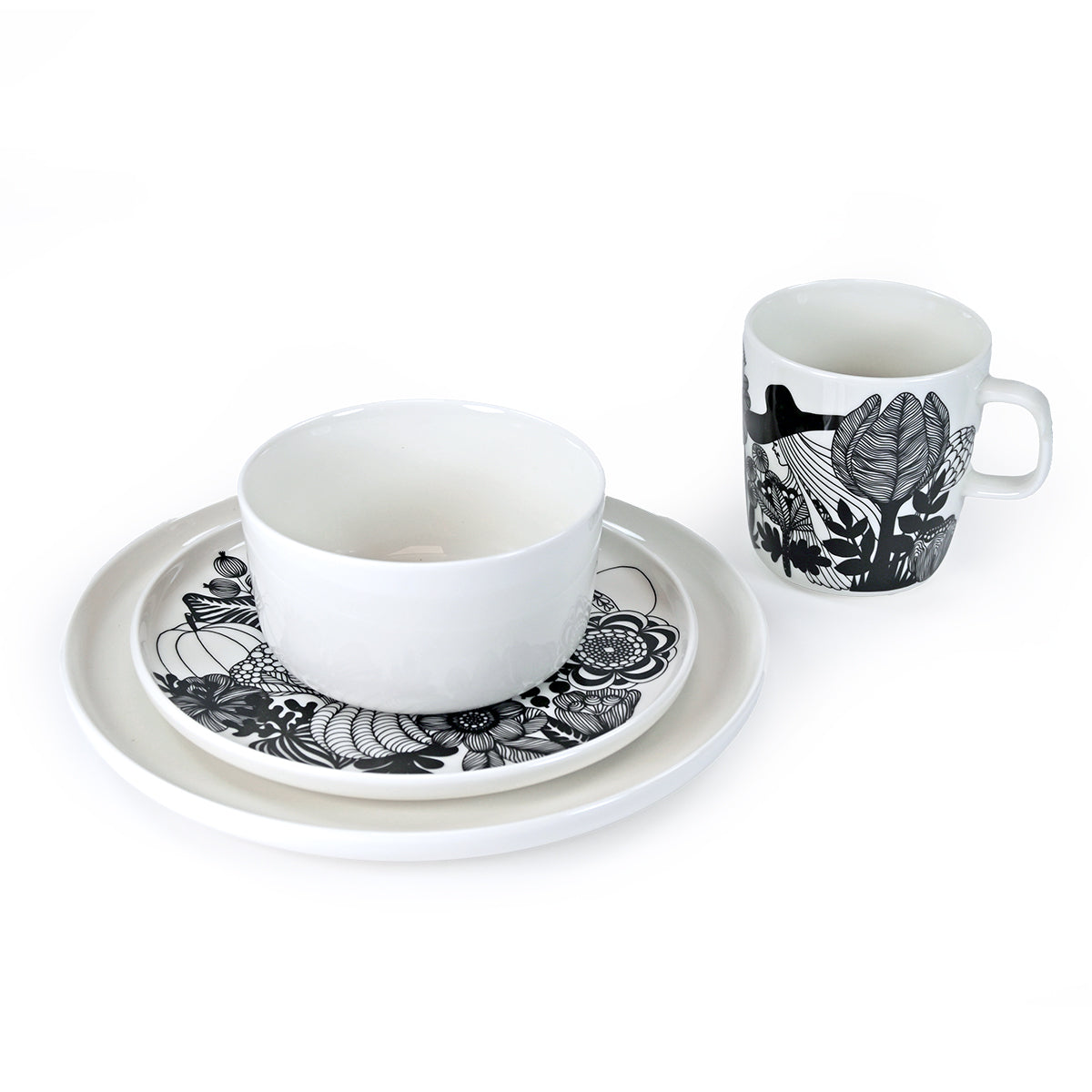 Marimekko Siirtolapuutarha / Oiva 16pc Dinnerware Set
