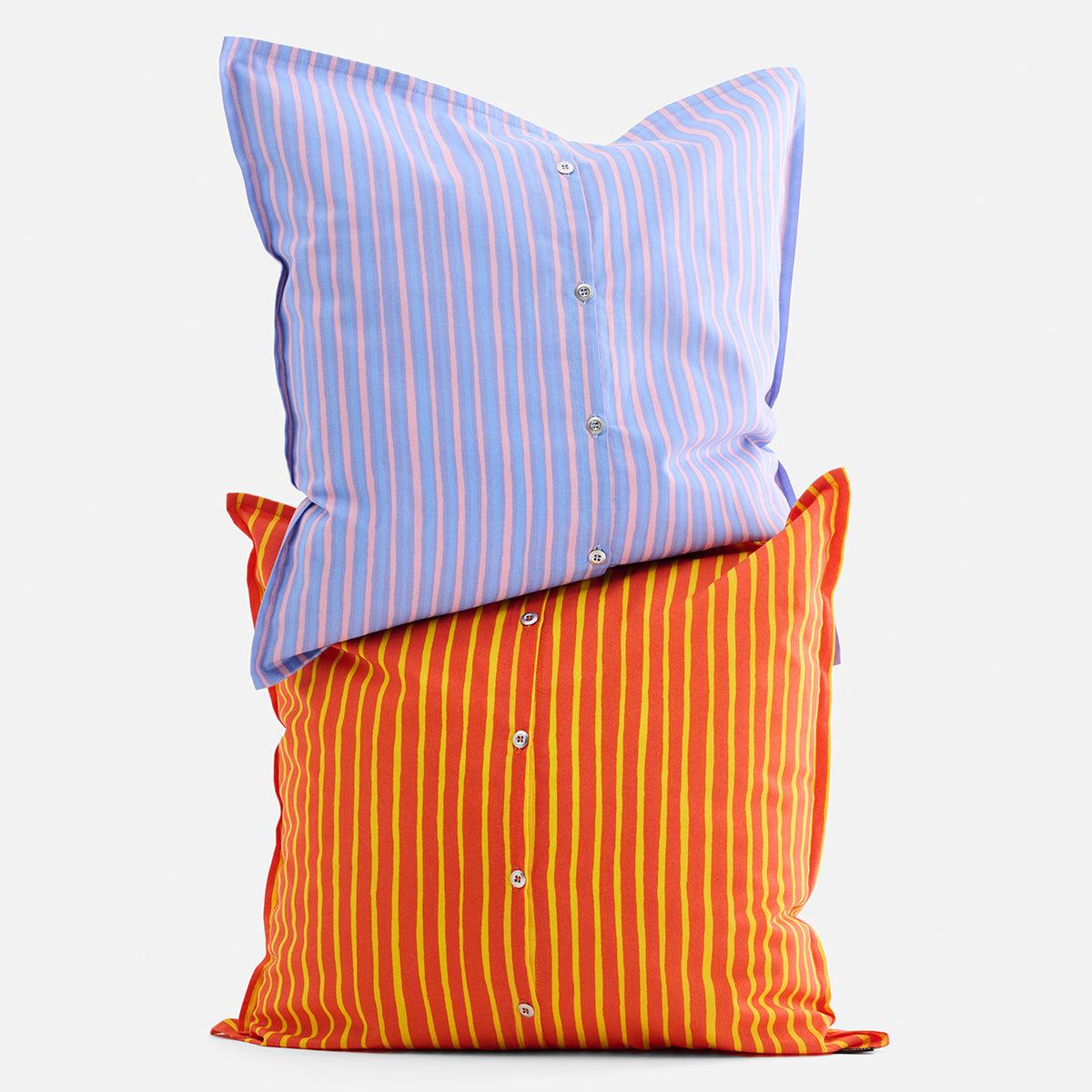 Marimekko Piccolo Orange-Red / Yellow Throw Pillow