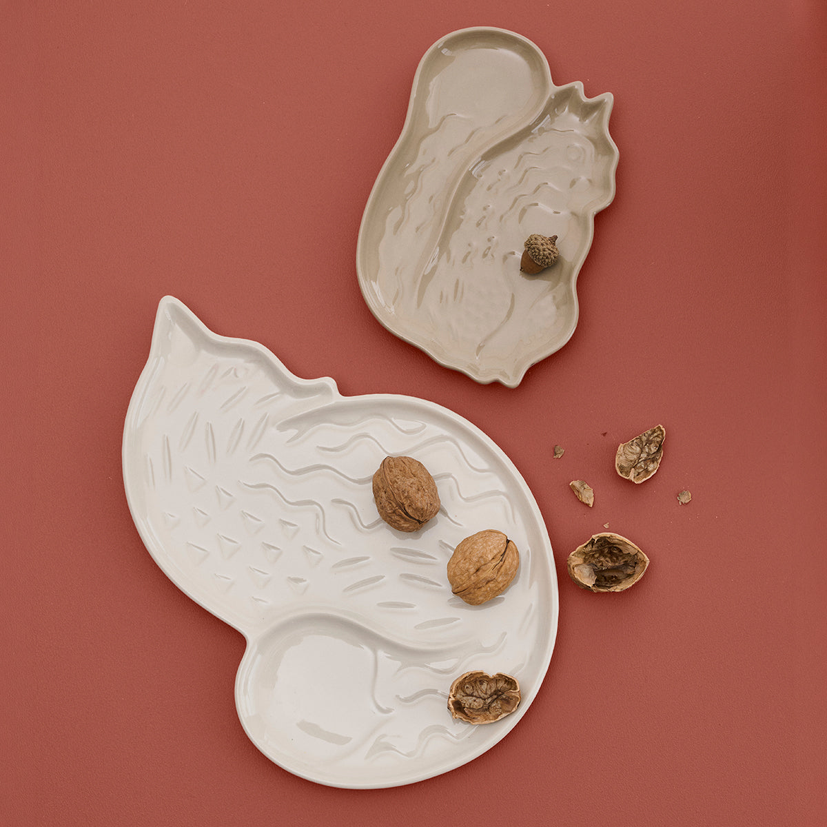 Marimekko Ketunmarja Shape Cream Serving Plate