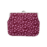 Marimekko Pikkuinen Unikko Burgundy / Pink Large Coin Purse