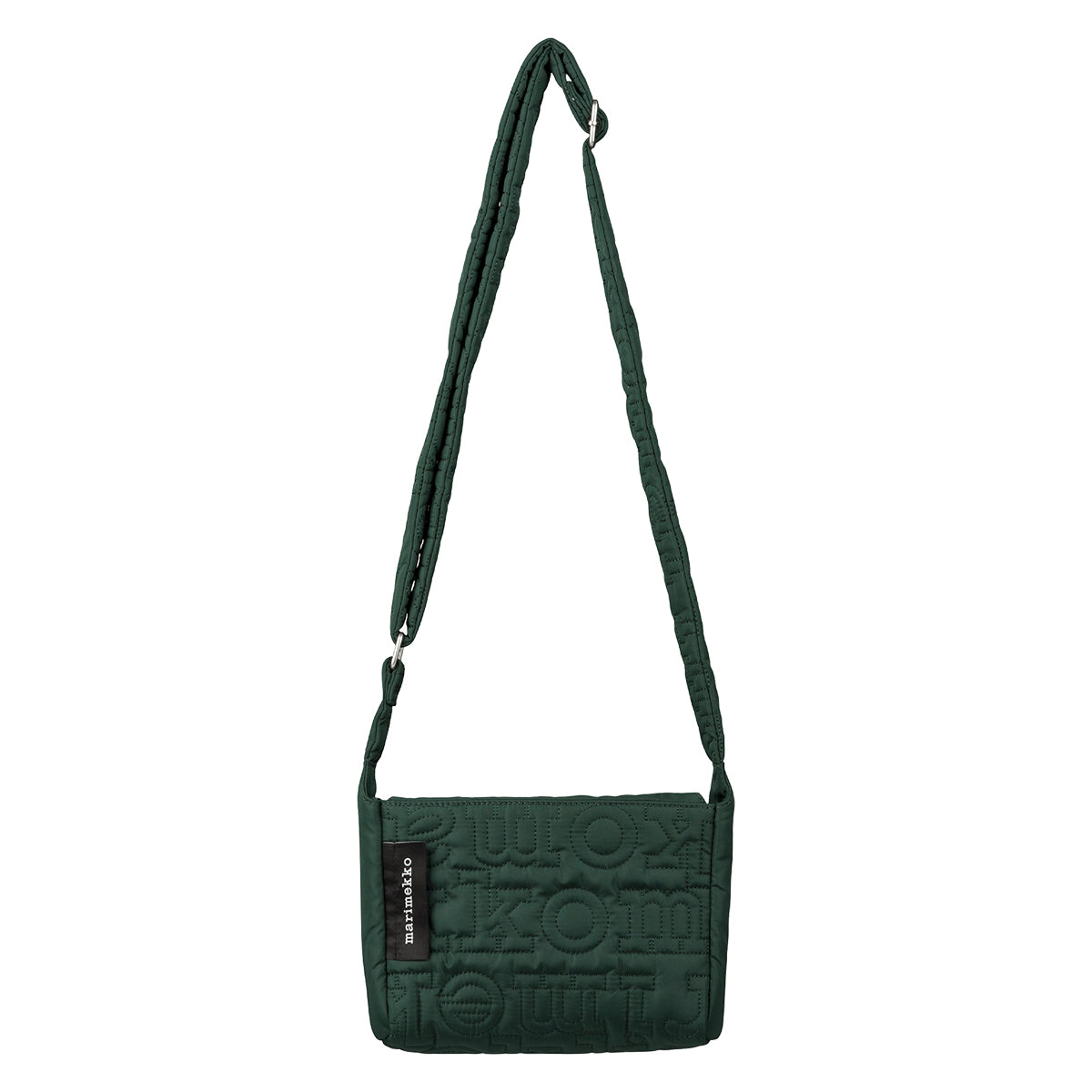 Marimekko Logo Dark Green Small Crossbody Shoulder Joy Bag