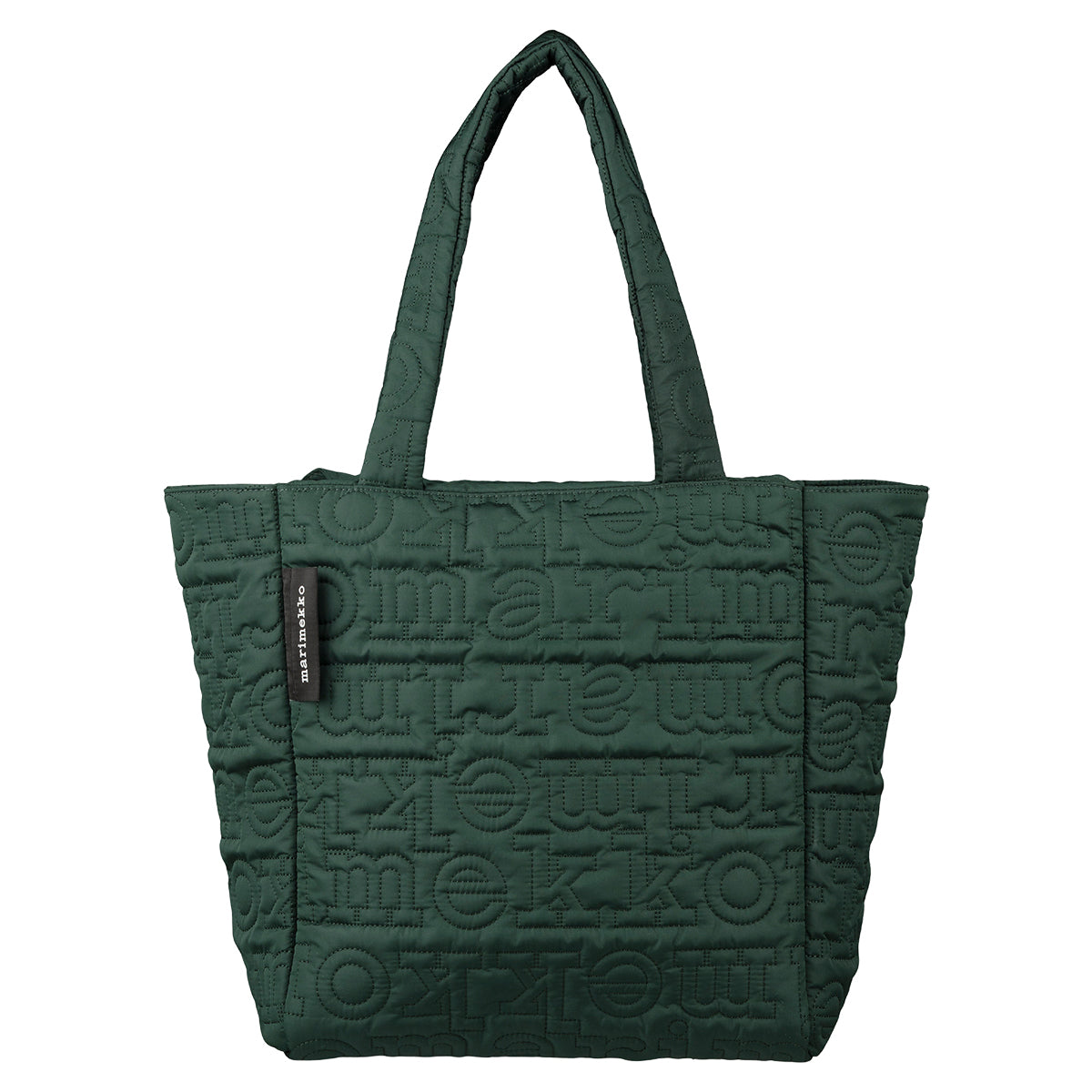 Marimekko Logo Dark Green Medium Joy Tote Bag