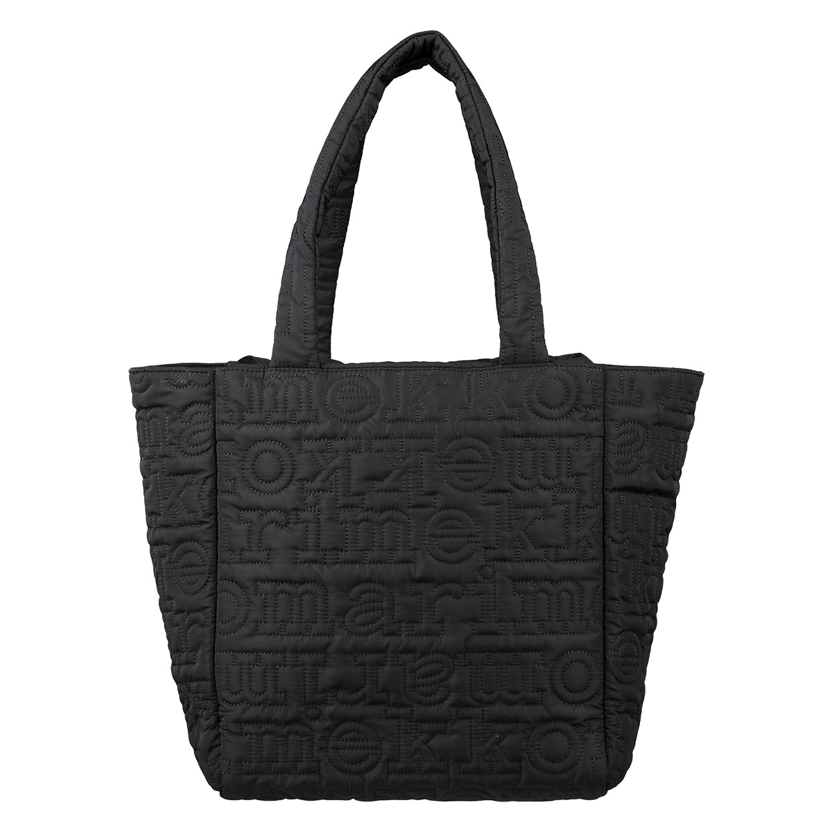 Marimekko Logo Black Medium Joy Tote Bag