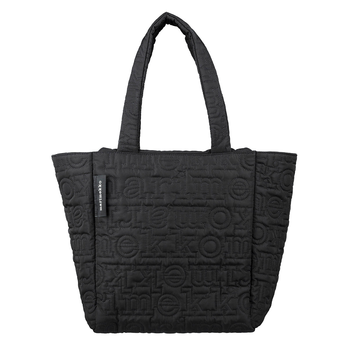 Marimekko Logo Black Medium Joy Tote Bag