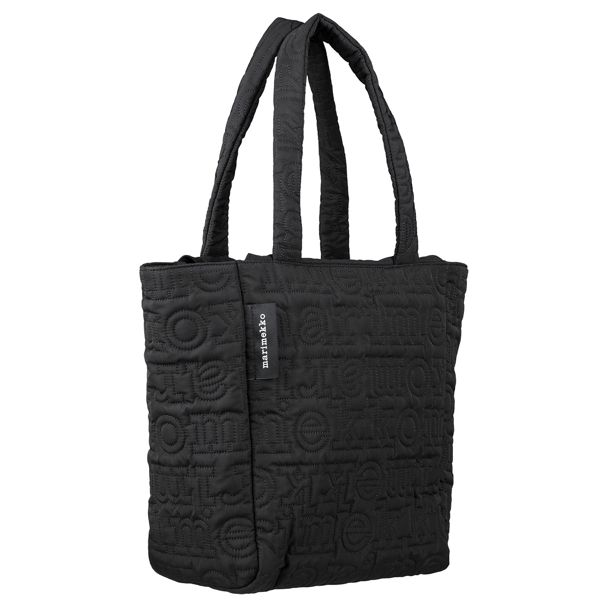 Marimekko Logo Black Medium Joy Tote Bag
