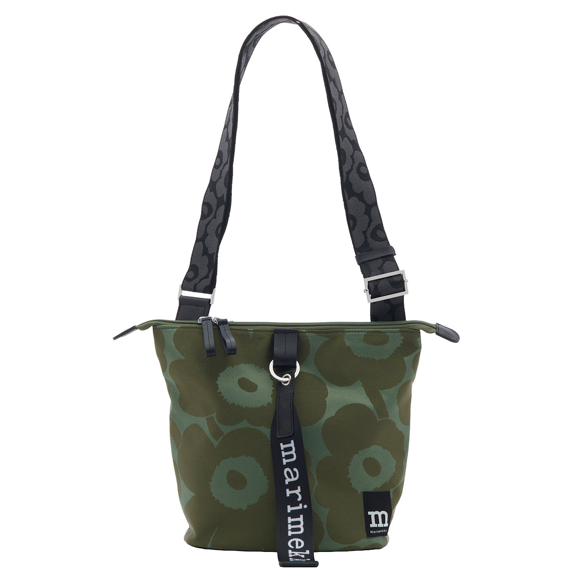 Marimekko Unikko Green Carry All Shoulder Bag