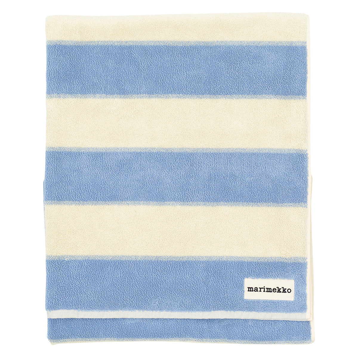Marimekko Galleria Light Blue / Sand Large Bath Towel