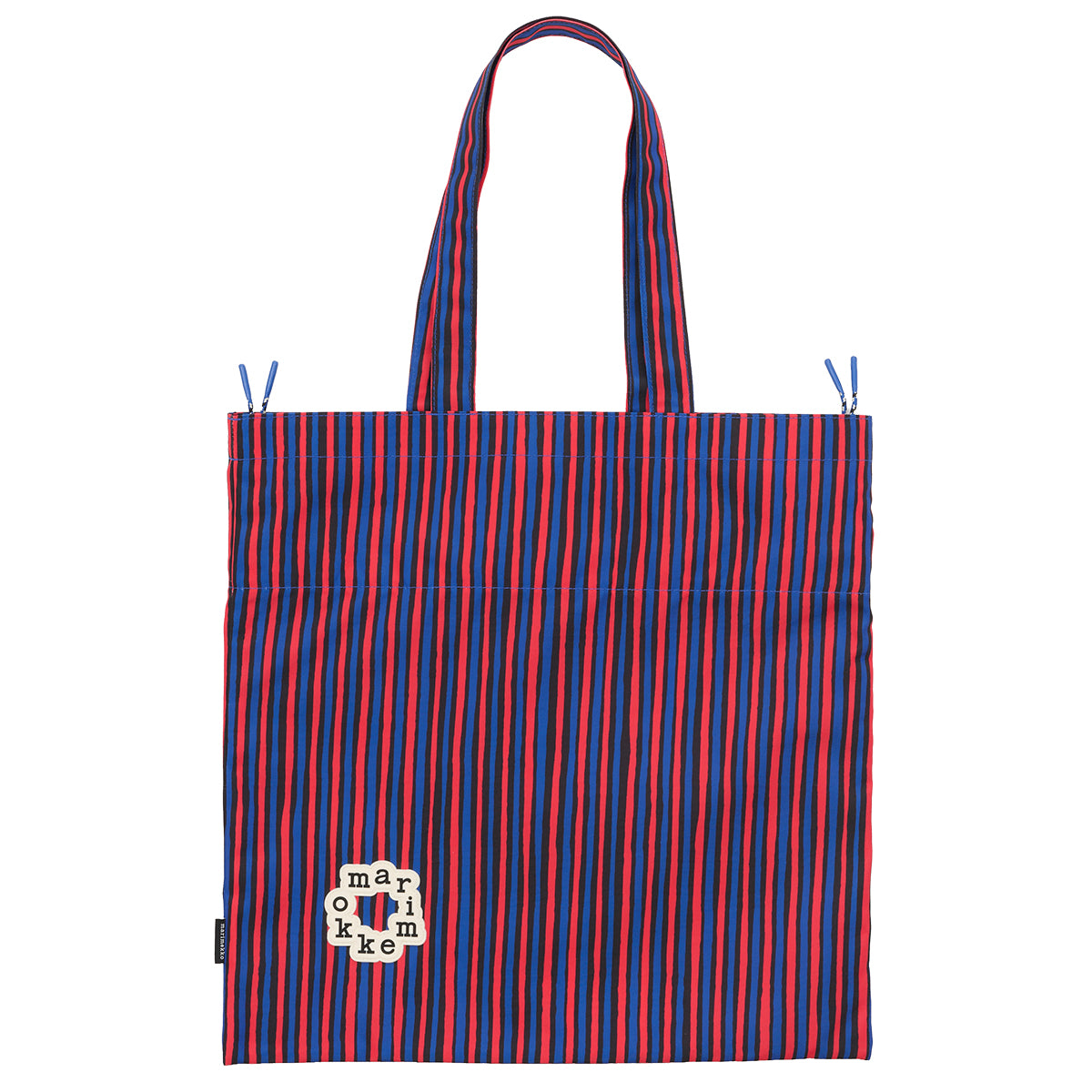 Marimekko Piccolo Dark Blue / Red / Black Metka Tote Bag