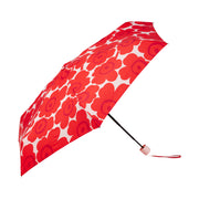 Marimekko Unikko Red / Light Pink Mini Manual Umbrella