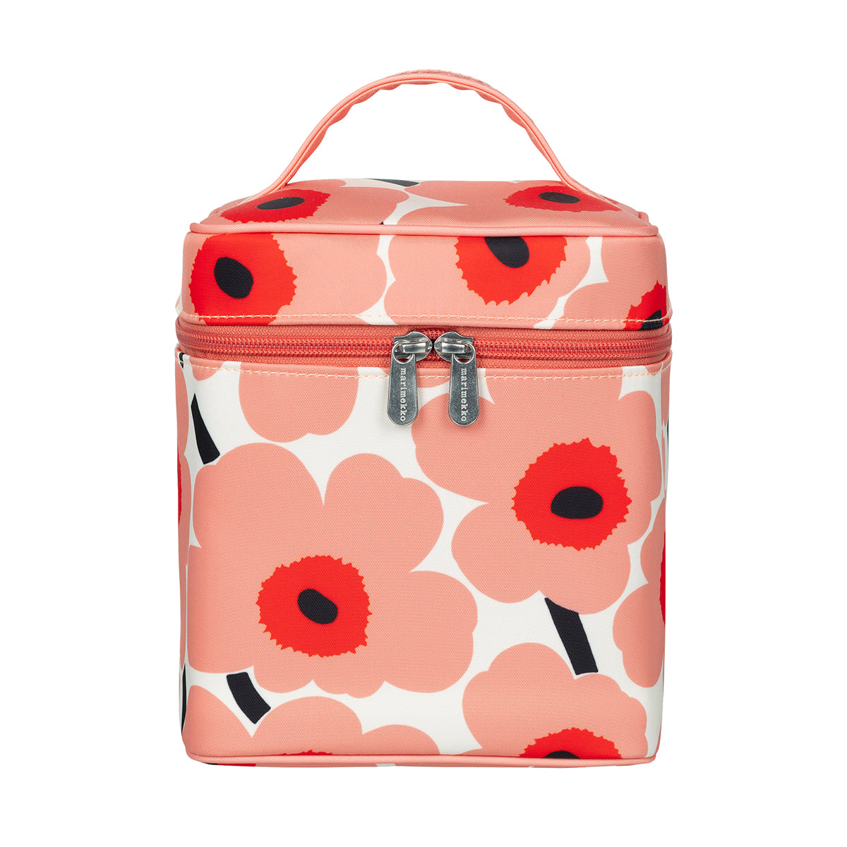 Marimekko Unikko Coral / Off White / Charcoal Otso Cosmetic Bag