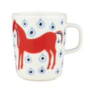 Marimekko Musta Tamma White / Red / Blue Mug - Year of the Horse 2026
