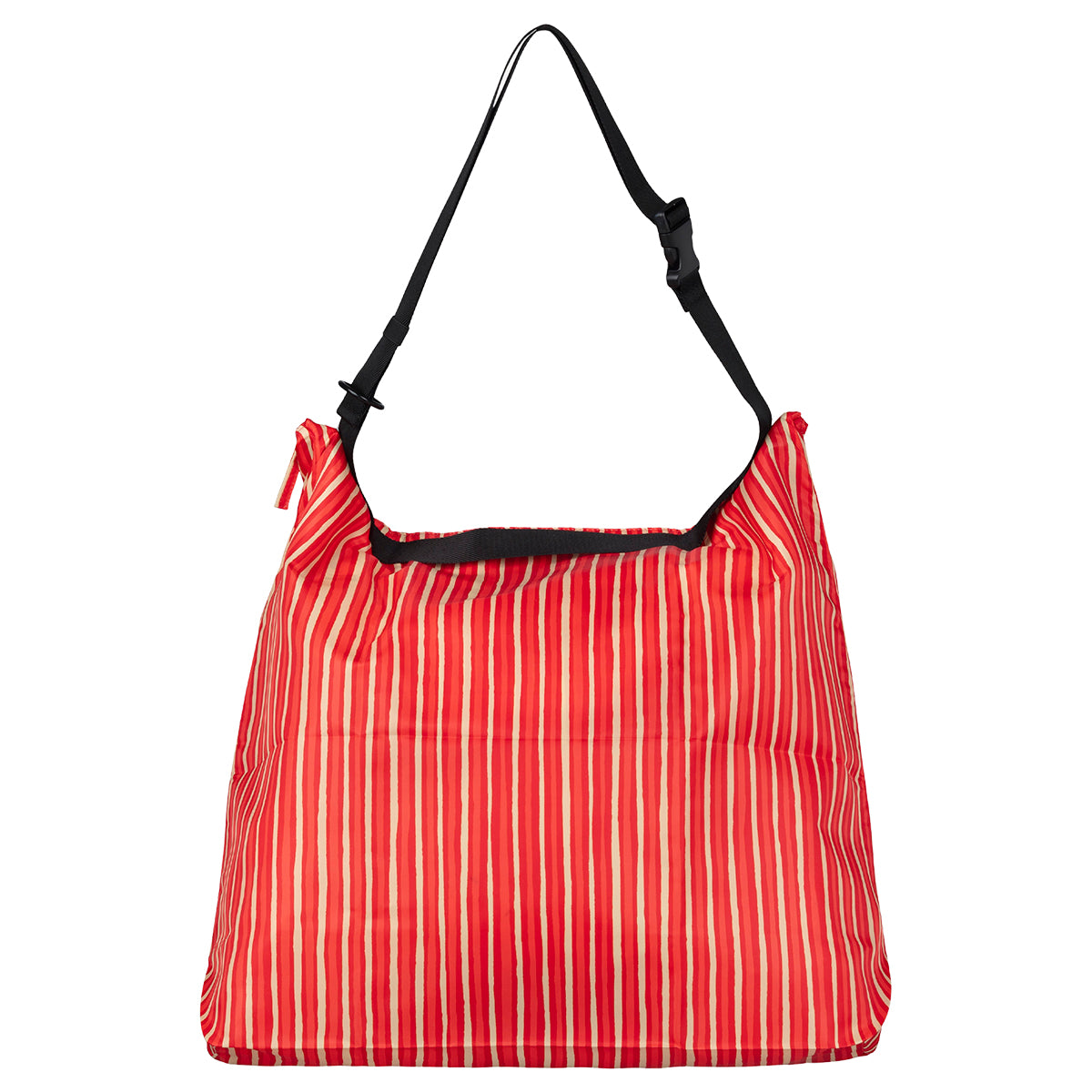 Marimekko Piccolo Red / Beige Large Neat Crossbody Shoulder Bag