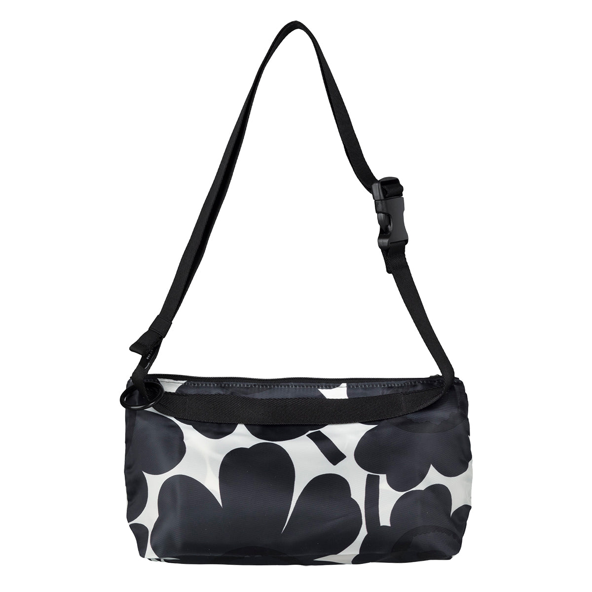 Marimekko Unikko Dark Grey / White Small Neat Crossbody Shoulder Bag