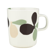 Marimekko Omppo Black / Sage / White Mug
