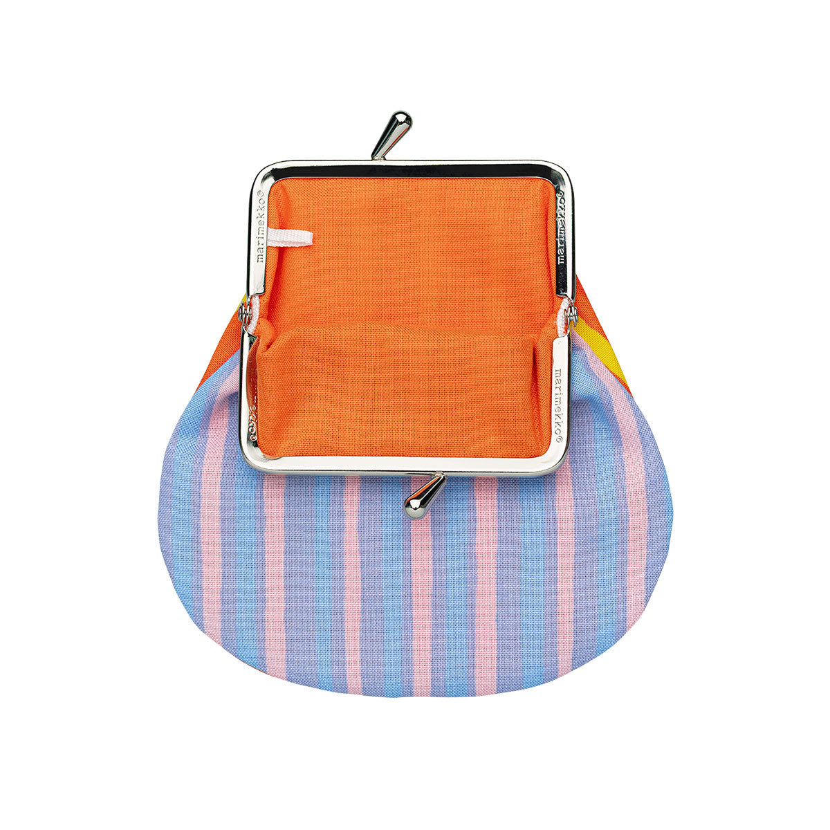 Marimekko Piccolo Light Blue / Pink / Orange Small Coin Purse